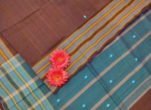 ARUPPUKOTTAI 60S COTTON SAREES WITH BLOUSE